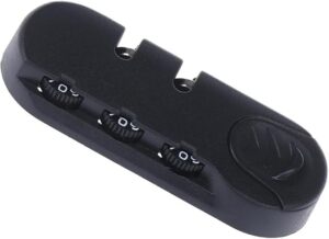 1pcs - 3 Digit Combination Padlock Accessories For Bags Lock Luggage Suitcase Travel Bag Code Lock Black Combination Lock-B0D3V4BB7R