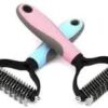 MySouq.Store Dog Brush Double-Sided Pet Hair Remover Comb For Dog Cat Comb - Random Color-B0D8HVP5ZS