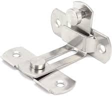 MySouq-For Window and door Anti-theft Cabinet Fitting Hasp Latch Hotel Sliding 90 Degree Door Lock Stainless Steel Barrel Bolt Household [7cm x 2.5cm x 2mm]-B0DB1S6FGV