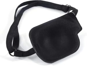 1Pcs-Kid's/Adult Black Adjustable Soft and Comfortable Pirate Eye Patch Single Eye Mask for Amblyopia Lazy Eye ‍ (Right)-B0DBNTZM6Q