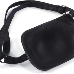 MySouq-Store 1Pcs-Kid's/Adult Black Adjustable Soft and Comfortable Pirate Eye Patch Single Eye Mask for Amblyopia Lazy Eye ‍ (Right)-B0DBNTZM6Q