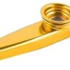 MySouq-Store Metal Kazoo Harmonica Mouth Flute Kids Party Gift Musical Instrument Professional Performce Diaphragm Guitar Ukulele Lovers (Gold)-B0DJV3BYF1