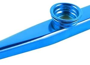 MySouq-B0DJVB1KMF Metal Kazoo Harmonica Mouth Flute Kids Party Gift Musical Instrument Professional Performce Diaphragm Guitar Ukulele Lovers (Silver)-B0DJV94754