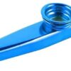 MySouq-Store Metal Kazoo Harmonica Mouth Flute Kids Party Gift Musical Instrument Professional Performce Diaphragm Guitar Ukulele Lovers (Blue)-B0DJVB1KMF
