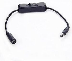 1Pcs 30cm USB Cable with Switch ON/OFF Cable Extension Toggle for DC switch Power Supply Line Durable (color Random)-B0DL2ZV412