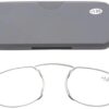 MySouq-Store Fashion Legless Clip Nose Portable Reading Glasses Unisex Ultra Thin Magnification Eyewear Unbreakable-B0DS1JL2VK