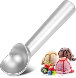 Heavy Duty Ice Cream Scoop with Anti-freeze Metal Handle and Easy Handle Unbreakable-B0F29FNRCF