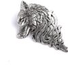 OneckOha Zinc Alloy Fox Brooches Vintage Animal Wolf Collar Pin Brooch Men's and Ladies Suit Pin 5cmX3cm-B0F34V8R3K