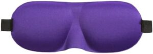 3D Sleep Mask Light Blocking Eye Mask for Sleeping Eyeshade Travel Sleep mask with Adjustable Strap for Man/Women For Office, Home, Camping, Airplanes and Travel Use (Purple)-B0F39ZRY84