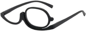 1PC Magnifying Glasses Rotating Makeup Reading Glasses Anti Blue Light Make-up presbyopic Eyeglasses Diopter +1.0 To +4.0-B0F5YDDBGM