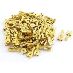 Copper Electrical connectors Female Plug Connection Terminal (Exposed Fitting)【50 Pieces Per Package】-B0F6FZ3KM7
