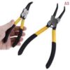 Circlip Plier 7" 180mm No.AC18180 Profesional Tools - Drop forged steel hardened and tempered-B0F6Q65RQH