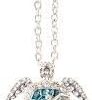 [1Pcs ] New Fashion Accessories One Big and One Small Turtle Pendant Necklace for Women Cute Animal Necklace Party Gift Jewelry Silver Color X Blue-B0DQ2KTNZB