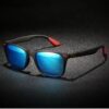 [1Pcs-14 * 5cm-18Grams - Blue color ] 2022 New Unisex Rectangle Vintage Sunglasses Fashion Design Retro Sun Glasses Man Eyeglass Casual Goggles UV400 Eyewear - Blue- H0808 Not polarized-B0F8R9MCGG