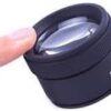 [1 Pcs - Black] Mini Magnifier 30X36 Focus Adjustable Cylindrical Loupe Magnifier Of Optical Glass Hd With Scale Jewelry Zoom Tool (Germany Made)--B0DCSTYMKK