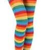 B0DP1PTPLC-Women Girls Rainbow and Multicolor Striped Tights Opaque Stockings Full Length Pantyhose for Christmas Halloween Cosplay Traffic striped pant (Rainbow)