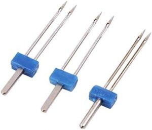 B0993RQJ7M-- Roll over image to zoom in Sewing Machine Accessories Double Twin Needle Pins for Butterfly Brother Singer - Pack of 3