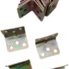 MySouqEg-Store Set of 16 Reinforced Right Angle Brackets (30X30mm), 90 Degree Iron Angle Bracket - Bracket Joint Bracket, Durable Stability for Your Carpentry Projects--B0F6Y4X1XS