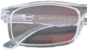 Plastic Colored Reading Glasses for Men and Women (Transparent)-B0F846Y4J6