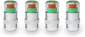 -Car Tire Air Pressure Monitor Indicator Valve Caps Cum Alert Sensor-B091D6TFCC