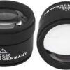 [1 Pcs - Black] Mini Magnifier 30X36 Focus Adjustable Cylindrical Loupe Magnifier Of Optical Glass Hd With Scale Jewelry Zoom Tool (Germany Made)--B0DCSTYMKK