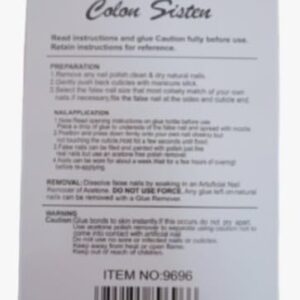 31XtaVbe-6L._AC_ 96Pcs Colored False Nails Tips Set - French Style Acrylic Artificial Tip Manicure - 4 Colored Nail Art - Salon-Lock Instant Home Use--B0DLB7LWHV