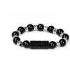 Beaded Bracelet USB Type-C Charging Cable, Universal Mobile Phone Fast Charger, 19cm, Black Brand: Generic-- B0F79P3QK8