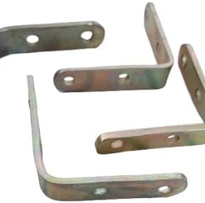 MySouq-Store L Metal Brackets 90 Degree Shaped Angle Corner Bracket for Fixing Wood Furniture Tables Chairs Door Window Bookshelves (50x50x12mm) With Screws, (32)-B0F92J58H3