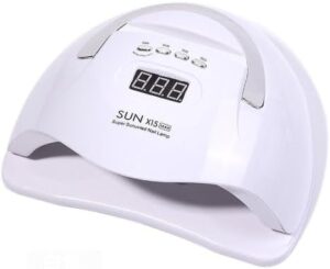 Nail Dryer SUN X15 Max UV LED Lamp Manicure Apparatus Phototherapy Manicure Lamp Quick Dry Gel Dryer Sensor (H,45/66 LEDs Plugs Type : EU) 50000Hrs Lifetime-B0F8B7F6JQ