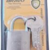 B0F89G1NDQ--MySouq-Store Bravo Heavy Duty Lock with 4 Keys, Silver - Small Size 3.5 * 5CM - 32MM- LT132
