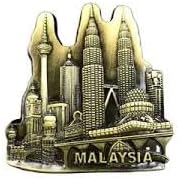 MySouq-Store Metal 3D Cute Magnet Fridge Sticker Magnet Decoration Home Souvenir As Shown (MALAYSIA)--B0DCBZTHVY