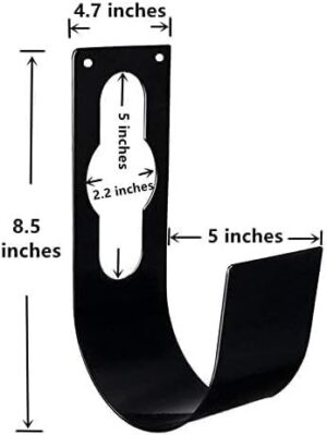 B0F9HS8W95-- Click to see full view Garden Hose Hanger Wall Mount Heavy Duty Hose Holder Hook Fit to 50Ft 75Ft Expandable Hose - Made By MySouqEg Store (4, one size)