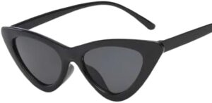 B0DG5KBMYV- Men's Fashion Women's Luxury Cat Eye Sunglasses Triangle Vintage Design UV400 Sun Glasses Unisex Classic Small Outdoor Goggle Shades 15Cm [High Quality]