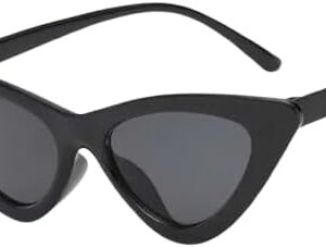 B0DG5KBMYV- Men's Fashion Women's Luxury Cat Eye Sunglasses Triangle Vintage Design UV400 Sun Glasses Unisex Classic Small Outdoor Goggle Shades 15Cm [High Quality]