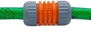 Garden hose connector (2 Pcs) (3/4 inch) Hose Connector Garden Tools Quick Connectors Repair Damaged Leaky Adapter Garden Water Irrigation Connector Joints Garden irrigation control--B0D8T7S9QD