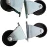 4 Pcs Rolling Casters, Diameter 3,4,4.5Cm Please select you size Casters, 1 Way Furniture Moving Forward and Back Only Base Length (Black, 3.50Cm)-B0F9Z4HJCX