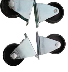 4 Pcs Rolling Casters, Diameter 3,4,4.5Cm Please select you size Casters, 1 Way Furniture Moving Forward and Back Only Base Length (Black, 3.50Cm)-B0F9Z4HJCX