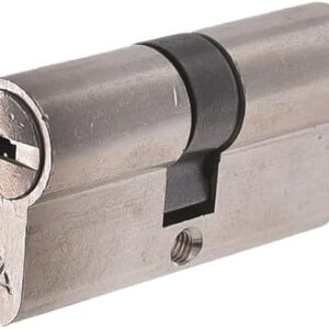 B0DPXVXKCV--MySouq-Store 1pcs High Performance Door Lock Cylinder With 5 Computer Al-ahram Key, Silver