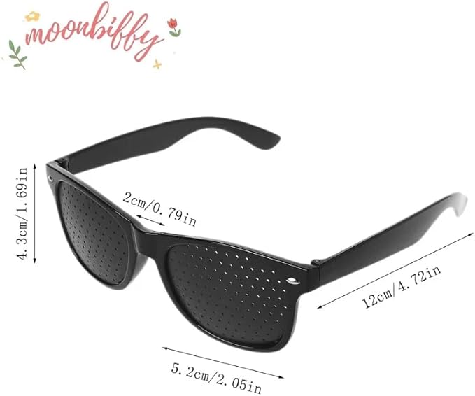 MySouq-Store Vision Care Wearable Corrective Glasses Improver Stenopeic Pin Hole Glasses Anti-fatigue Eye Protection Glasses-B0DHLYJYLR