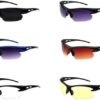 Men's Explosion-proof Sunglasses Outdoor Riding Glasses Bicycle Sunglasses Black Frame Night Vision-B0D1HXS2W9