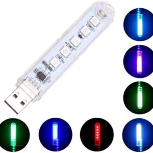 USB Mini Changer LED Light For Book Lights for BEd Room LEDs SMD For PC Laptops Notebook Mobile Power Charger Reading Bulb RGB-B0F93W8327