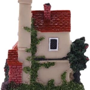 .6 * 4.5 * 7.5cm Color: as shown - Cute Mini Resin House Miniature House Fairy Garden Landscape Home Garden Decoration Resin Crafts Styles Multiple color--B0C2DGWTC4