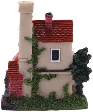 .6 * 4.5 * 7.5cm Color: as shown - Cute Mini Resin House Miniature House Fairy Garden Landscape Home Garden Decoration Resin Crafts Styles Multiple color--B0C2DGWTC4