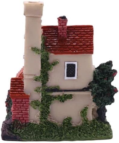 .6 * 4.5 * 7.5cm Color: as shown - Cute Mini Resin House Miniature House Fairy Garden Landscape Home Garden Decoration Resin Crafts Styles Multiple color--B0C2DGWTC4