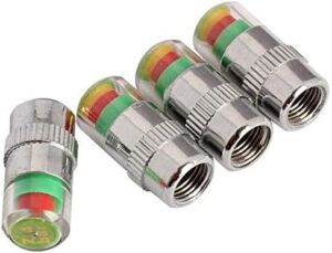 -Car Tire Air Pressure Monitor Indicator Valve Caps Cum Alert Sensor-B091D6TFCC