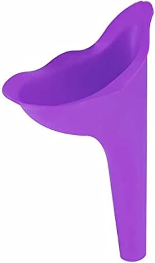 B0CCLBSCYV--MySouq-Store Grantee for woman urinal outdoor travel camping portable silicone female urination device female (Random Color May Apply)