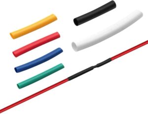 B0CV5Y3ZPL- 164 pcs 2:1 Heat Shrink Tubing Kit Heat Shrink Tubes Wire Wrap, Electric Insulation Assorted Sleeving Tube Wrap Cable Wire Kit for DIY