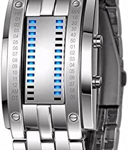 B091J79969-skmei Casual Watch For Men LED Stainless Steel - SK37