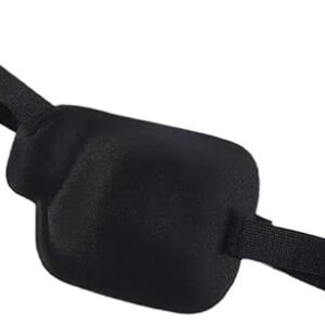 MySouq-Store 1Pcs-Kid's/Adult Black Adjustable Soft and Comfortable Pirate Eye Patch Single Eye Mask for Amblyopia Lazy Eye ‍ (Left)--B0DBMYJSMW