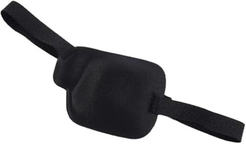 MySouq-Store 1Pcs-Kid's/Adult Black Adjustable Soft and Comfortable Pirate Eye Patch Single Eye Mask for Amblyopia Lazy Eye ‍ (Left)--B0DBMYJSMW